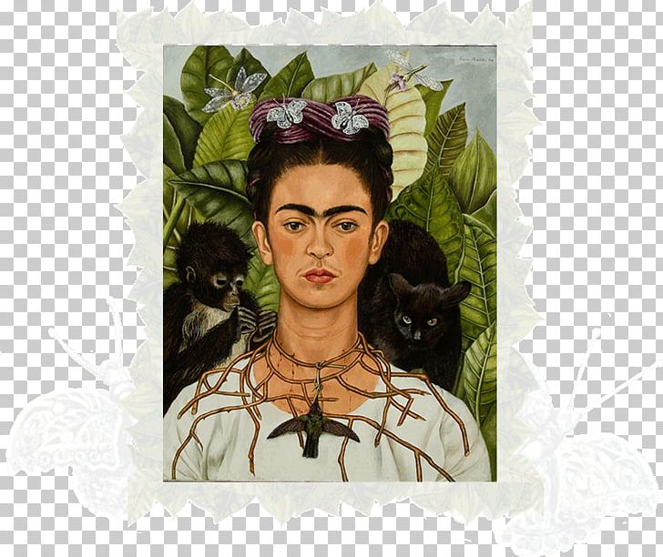 Self-Portrait With Thorn Necklace And Hummingbird Frida Kahlo Museum Harry Ransom Center Van Gogh Self-portrait New York Botanical Garden PNG, Clipart, Allposterscom, Floristry, Flower, Flower Arranging, Frida Kahlo Free PNG Download