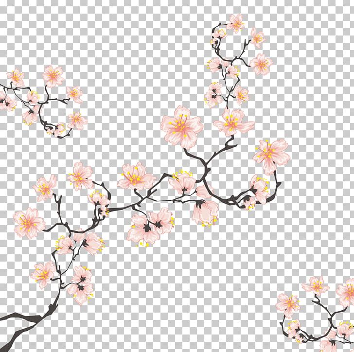 Cherry Blossom Computer File PNG, Clipart, Blossom, Blossoms, Blossoms Vector, Branch, Cerasus Free PNG Download
