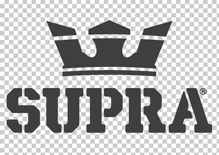 Logo Brand Supra Shoe Skateboarding PNG, Clipart, Black, Black And White, Brand, Clothing, Logo Free PNG Download