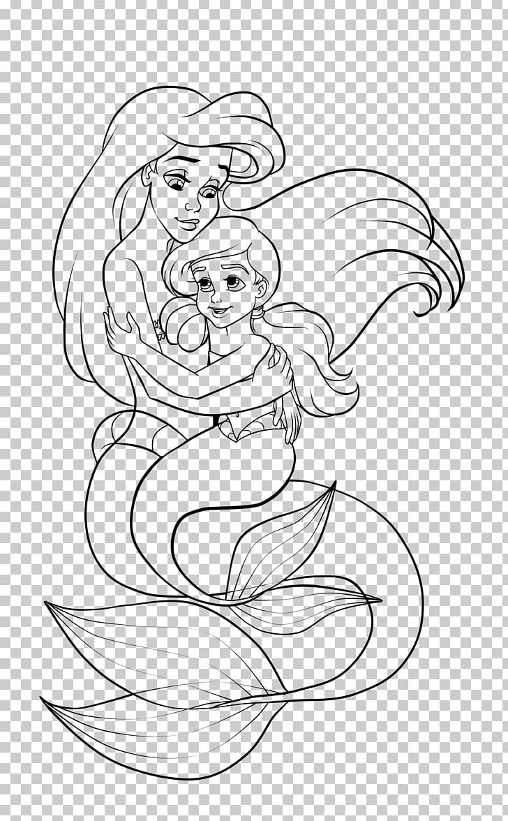Ariel Melody Coloring Book Drawing Belle PNG, Clipart, Arm, Artwork, Belle, Black, Black And White Free PNG Download