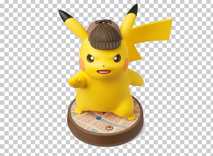 Detective Pikachu Super Smash Bros. For Nintendo 3DS And Wii U Amiibo Video Game PNG, Clipart, Amiibo, Detective Pikachu, Figurine, Game, Gaming Free PNG Download
