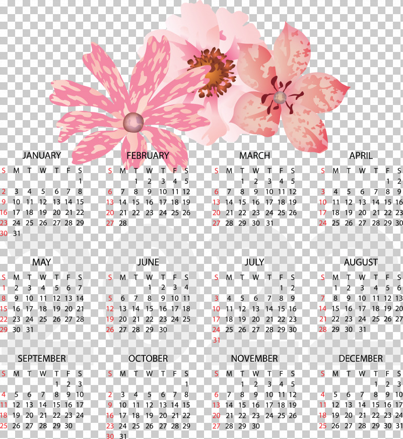 Calendar Flower Meter PNG, Clipart, Calendar, Flower, Meter Free PNG Download