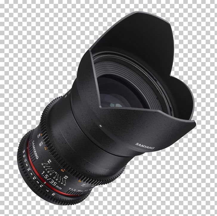 Canon EF Lens Mount Rokinon 35mm T1.5 Cine AS UMC Lens Samyang Optics Camera Lens Digital SLR PNG, Clipart, 35 Mm, Angle, Apsc, Camera, Camera Accessory Free PNG Download