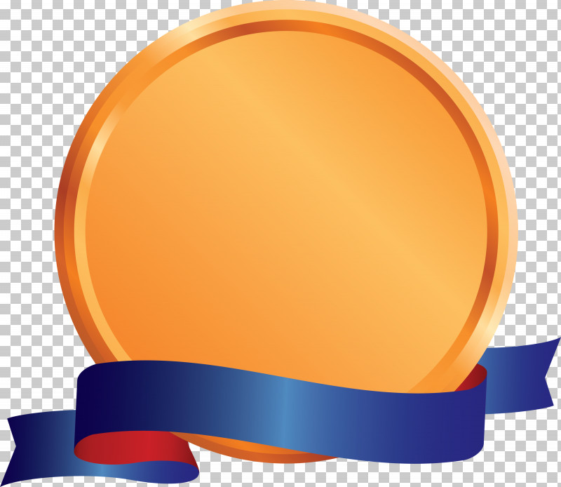 Emblem Ribbon PNG, Clipart, Emblem Ribbon, Headgear, Orange Free PNG Download