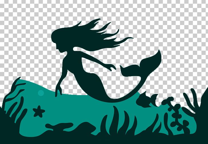 Mermaid Silhouette Fairy Tale Illustration PNG, Clipart, Ariel Mermaid, Art, Black And White, Cartoon Mermaid, Computer Wallpaper Free PNG Download