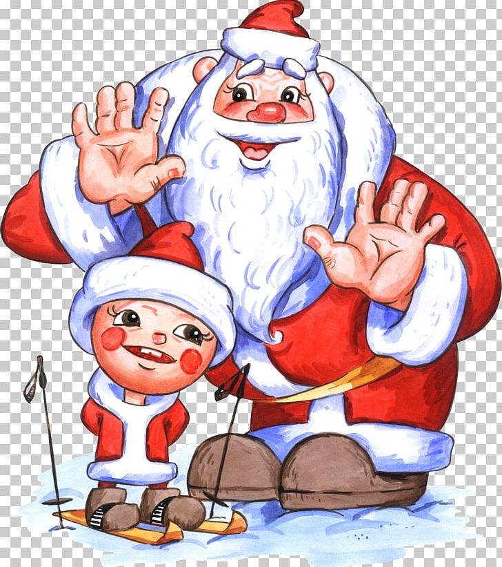 Ded Moroz Snegurochka New Year Holiday Christmas PNG, Clipart, Art, Cartoon, Child, Christmas, Christmas Card Free PNG Download