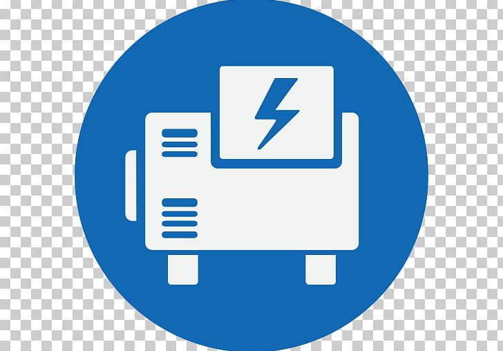Electric Generator Diesel Generator Engine-generator Electricity Power Station PNG, Clipart, Area, Blue, Brand, Circle, Computer Icons Free PNG Download