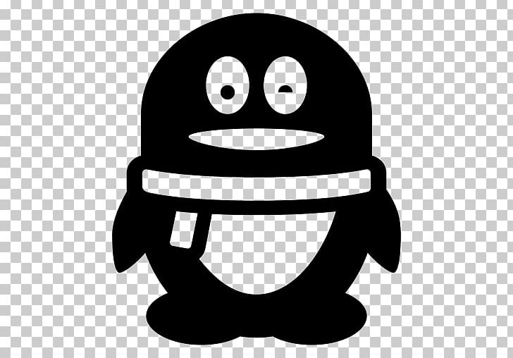 Tencent QQ Computer Icons WeChat PNG, Clipart, Beak, Black And White, Computer Icons, Flightless Bird, Headgear Free PNG Download