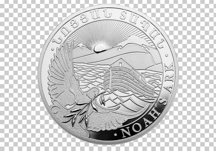 Armenia Mount Ararat Noah's Ark Silver Coins PNG, Clipart, Armenia, Black And White, Britannia, Bullion, Bullion Coin Free PNG Download