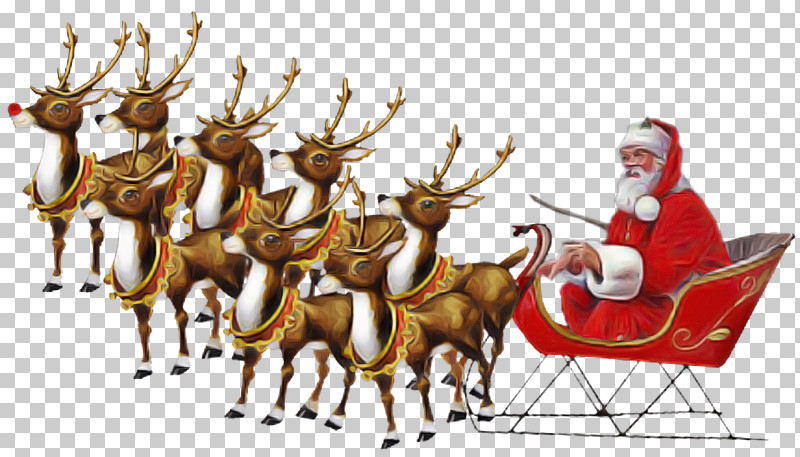 Santa Claus PNG, Clipart, Christmas Eve, Deer, Elk, Reindeer, Santa Claus Free PNG Download
