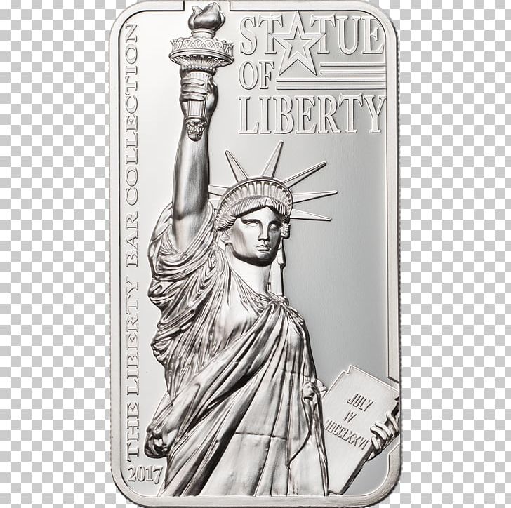 Statue Of Liberty Cook Islands The Queen's Beasts Coin PNG, Clipart, Black And White, Coin, Cook Islands, Drawing, Fictional Character Free PNG Download