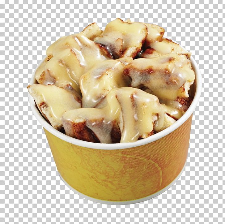 Ice Cream Cinnamon Roll Cinnabon Bread Pudding Frosting & Icing PNG, Clipart, American Food, Baking, Bread Pudding, Caramel, Cinnabon Free PNG Download