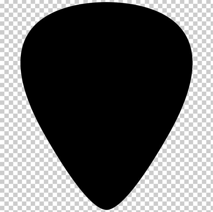 black guitar pick