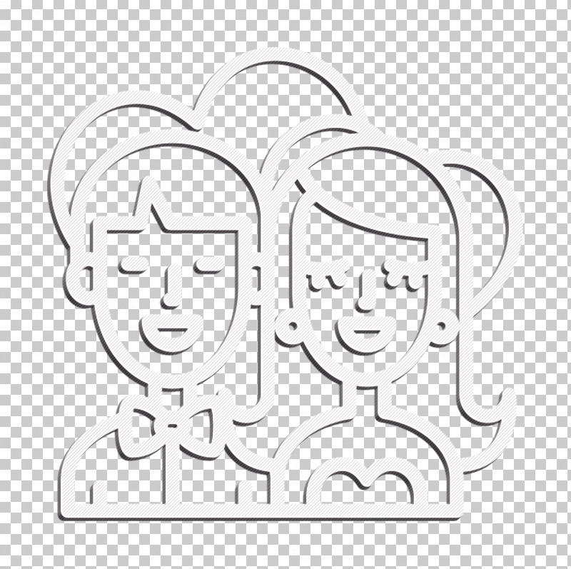 People Icon Saint Valentine Lineal Icon Girl Icon PNG, Clipart, Baggage, Couple In Love Icon, Daytime, Girl Icon, Logo Free PNG Download