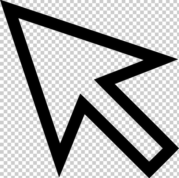 Computer Mouse Pointer Cursor Computer Icons PNG, Clipart, Angle, Arrow, Black, Black And White, Computer Icons Free PNG Download