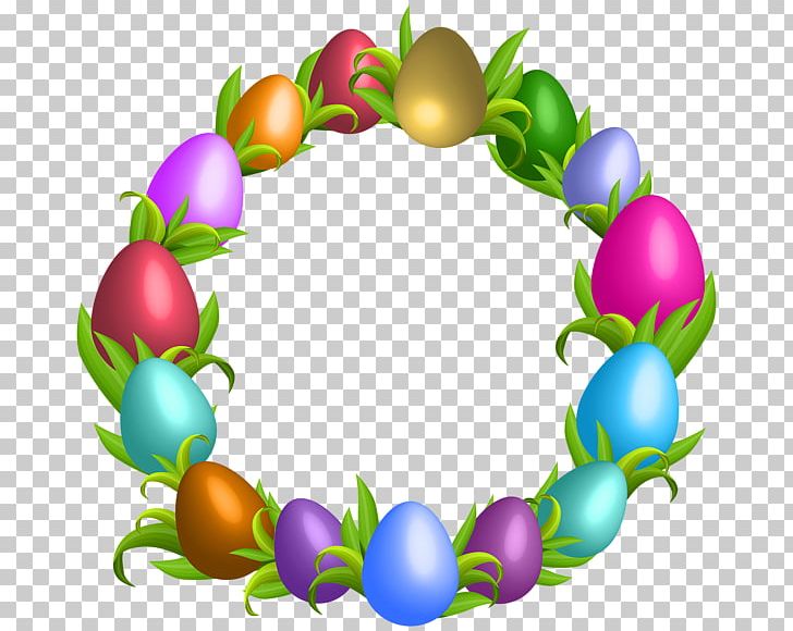 Easter Bunny Easter Egg Wreath PNG, Clipart, Christmas, Craft, Easter