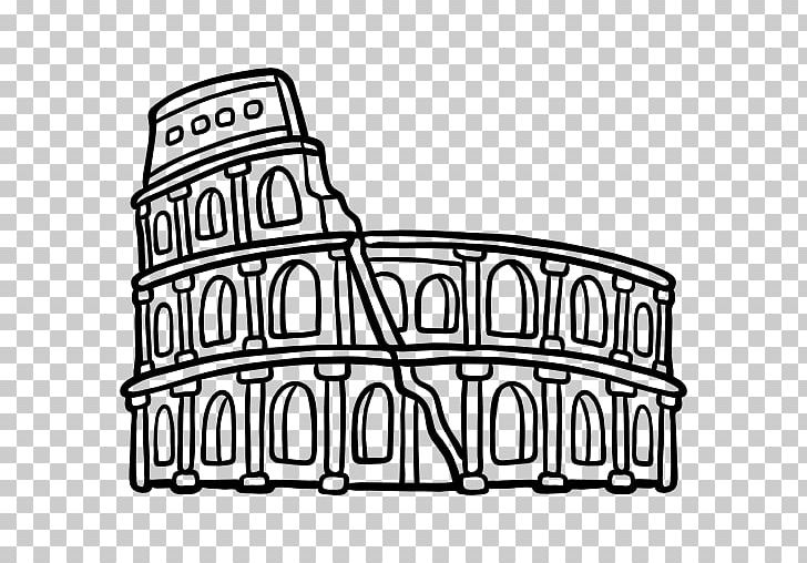 Colosseum Piazza Navona Trevi Fountain Computer Icons Monument PNG, Clipart, Area, Black And White, Brand, Colosseum, Computer Icons Free PNG Download