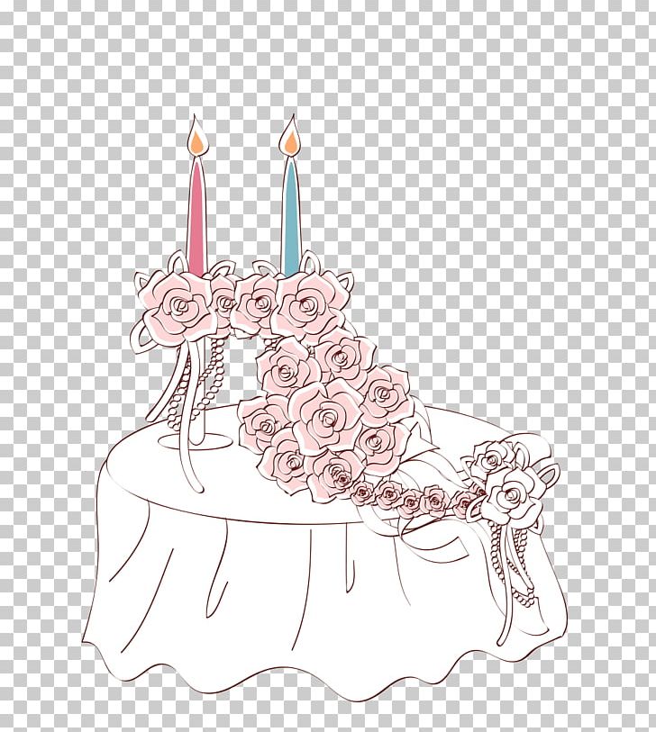 Wedding Candlestick Illustration PNG, Clipart, Candle, Candlestick Vector, Ceremony, Fictional Character, Flowers Free PNG Download