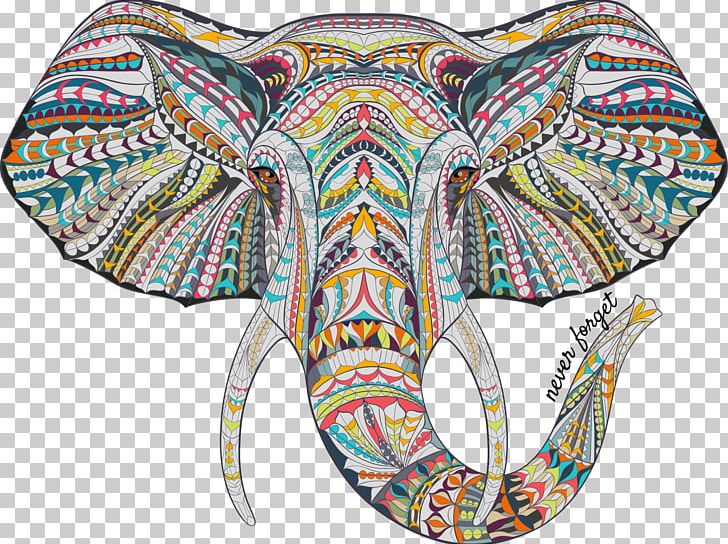 Elephant Mandala Designs: Relaxing Coloring Books For Adults PNG, Clipart, Animals, Creative Market, Designs, Elephant, Elephants And Mammoths Free PNG Download