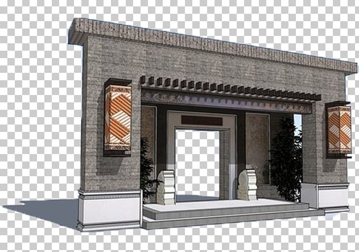 House Architecture Facade SketchUp Deck Railing PNG, Clipart, 3d Computer Graphics, 3d Model, Architectural, Building, Chinese Lantern Free PNG Download