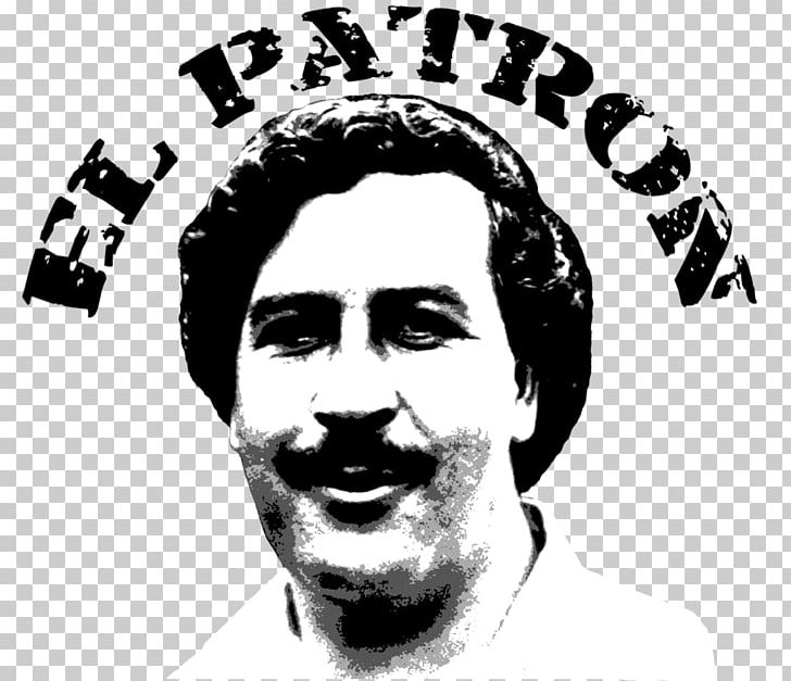 Pablo Escobar T-shirt Narcos Hoodie PNG, Clipart, Art, Beard, Black And White, Clothing, Collar Free PNG Download