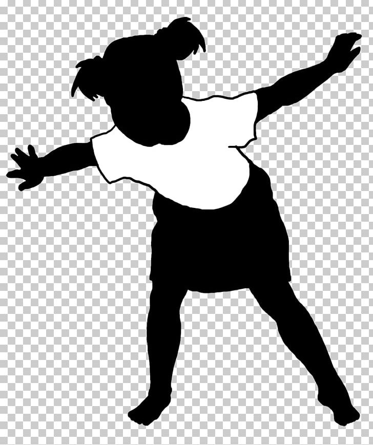 Silhouette Dance Child PNG, Clipart, Animals, Arm, Art, Black, Black And White Free PNG Download