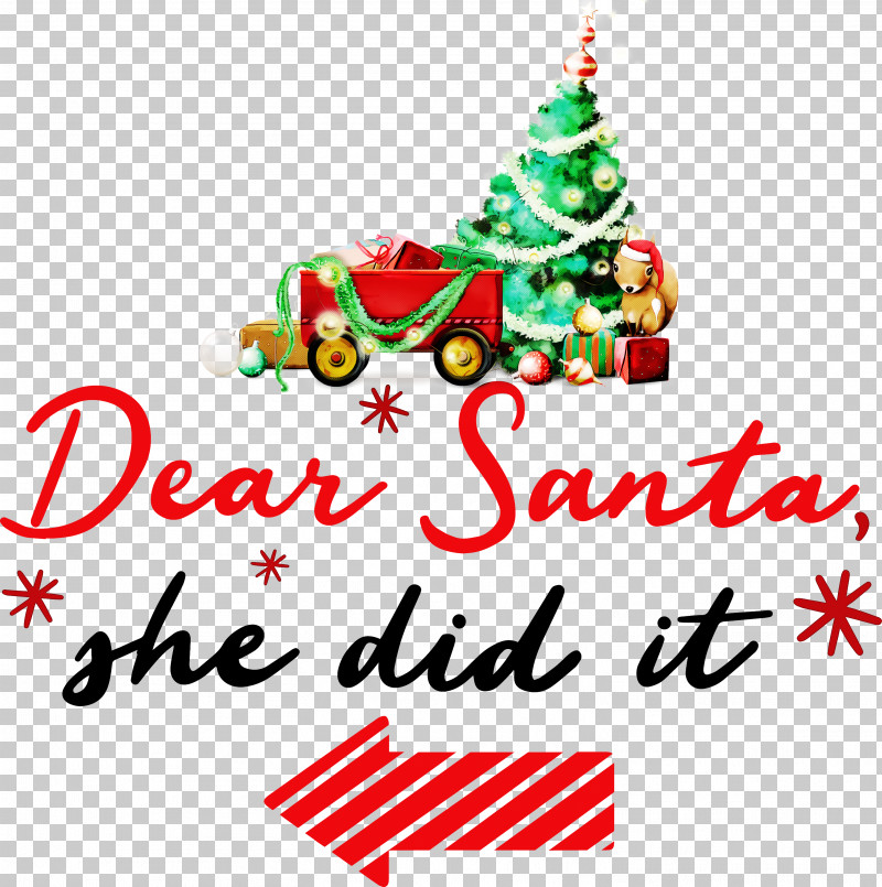 Dear Santa Santa Claus Christmas PNG, Clipart, Christmas, Christmas Day, Christmas Ornament, Christmas Ornament M, Christmas Tree Free PNG Download