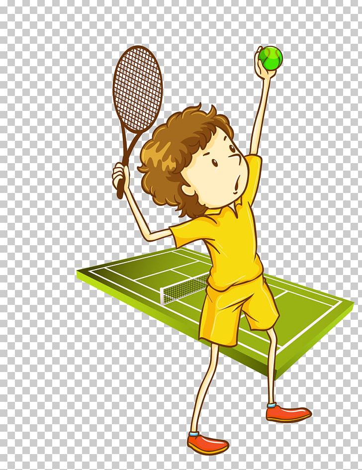 Tennis Cartoon Illustration PNG, Clipart, Cartoon, Cartoon Character, Cartoon Eyes, Cartoon Hand Painted, Game Vector Free PNG Download