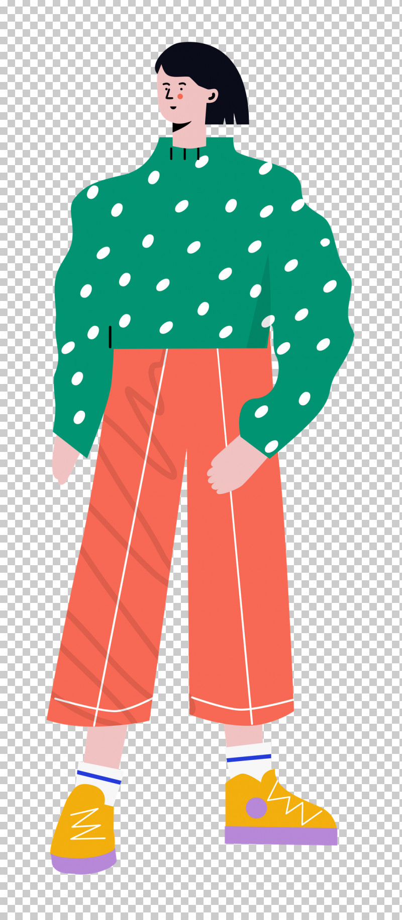 Standing PNG, Clipart, Clothing, Costume, Costume Design, Halftone, Polka Free PNG Download