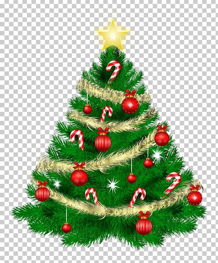Christmas Tree Santa Claus PNG, Clipart, Christmas, Christmas Card, Christmas Decoration, Christmas Lights, Christmas Ornament Free PNG Download