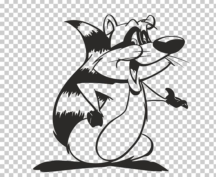 Raccoon Cartoon PNG, Clipart, Animals, Black, Black And White, Carnivoran, Cartoon Free PNG Download