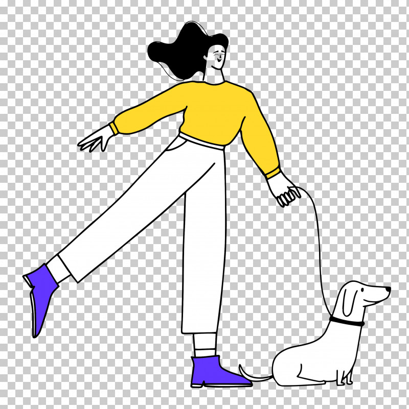 Walking The Dog PNG, Clipart, Joint, Leg, Line Art, Shoe, Sports Equipment Free PNG Download