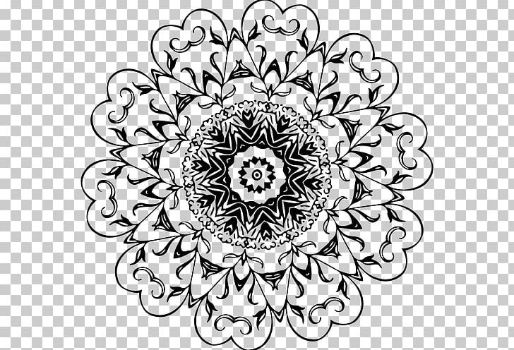 Floral Design Ornament Symmetry Decorative Arts Pattern PNG, Clipart, Art Nouveau, Black, Black And White, Chrysanths, Circle Free PNG Download