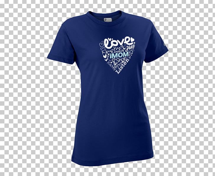 T-shirt Sleeve Neck Font PNG, Clipart, Active Shirt, Blue, Brand, Clothing, Cobalt Blue Free PNG Download