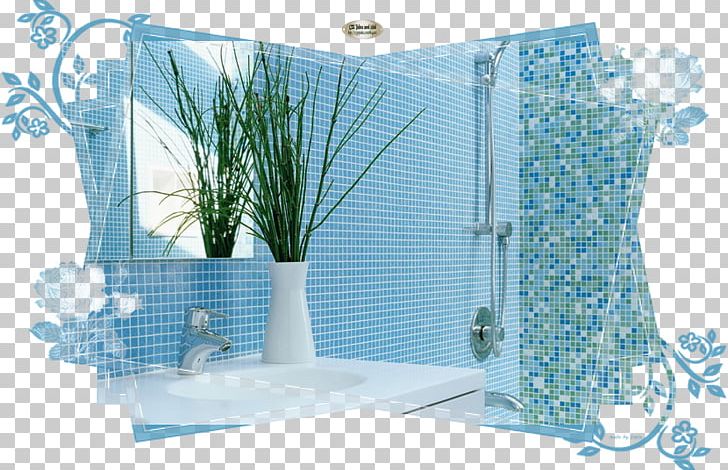 Glass Tile Bathroom Floor Wall PNG, Clipart, Accent Wall, Bathroom, Bathtub, Blue, Cabinetry Free PNG Download