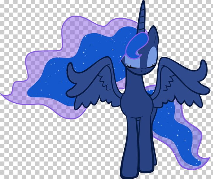 My Little Pony Princess Luna Winged Unicorn PNG, Clipart, Awesome, Blue, Cartoon, Cobalt Blue, Electric Blue Free PNG Download