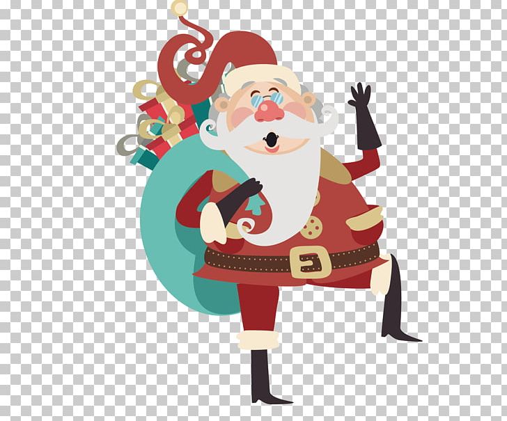 Santa Claus Christmas Cartoon PNG, Clipart, Cartoon, Cartoon Character, Cartoon Eyes, Christmas Card, Christmas Decoration Free PNG Download