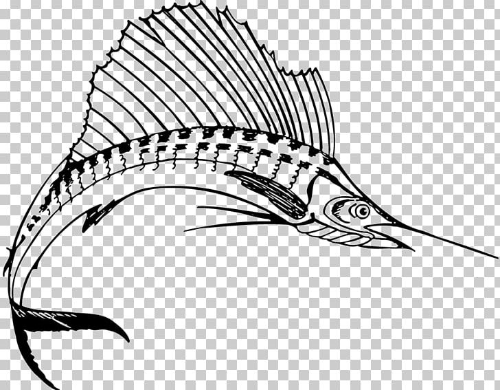 Swordfish Coloring Book Drawing PNG, Clipart, Adult, Art, Artwork, Beak, Black And White Free PNG Download