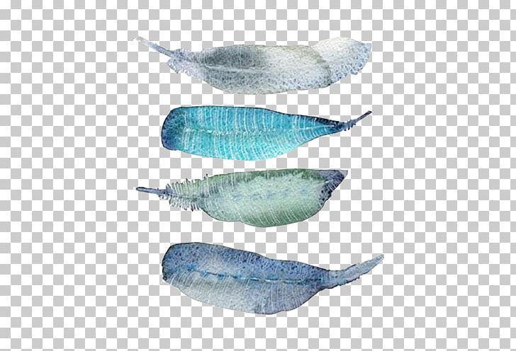 Watercolor Painting Feather PNG, Clipart, Animals, Bird, Bird Feathers, Blue, Blue Feather Free PNG Download