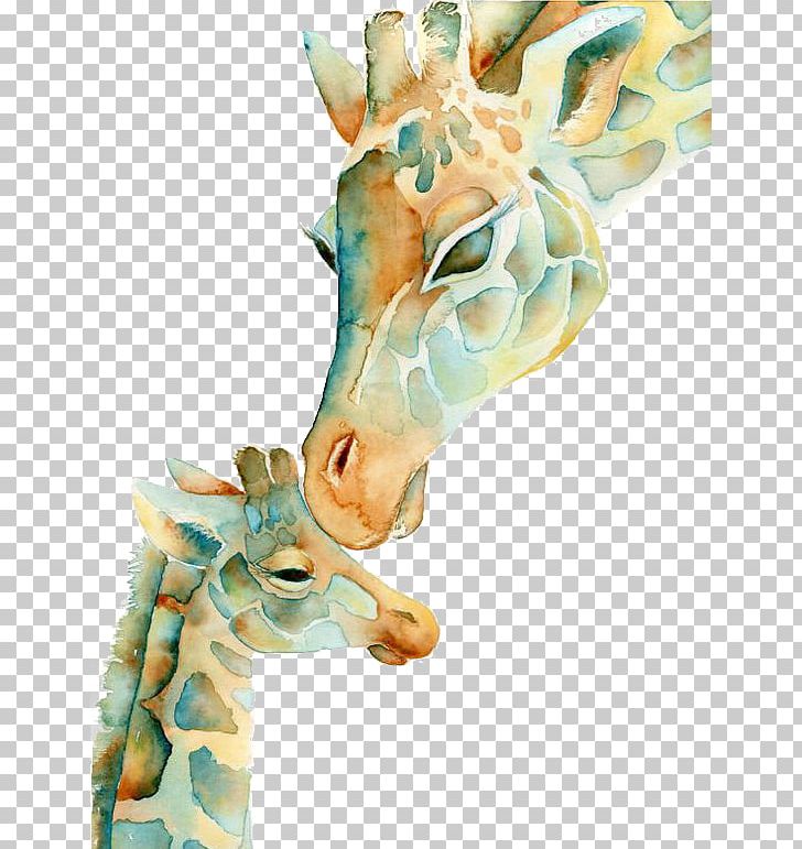 Giraffe Watercolor Painting Drawing PNG, Clipart, Animal, Animals, Art, Artist, Canvas Free PNG Download