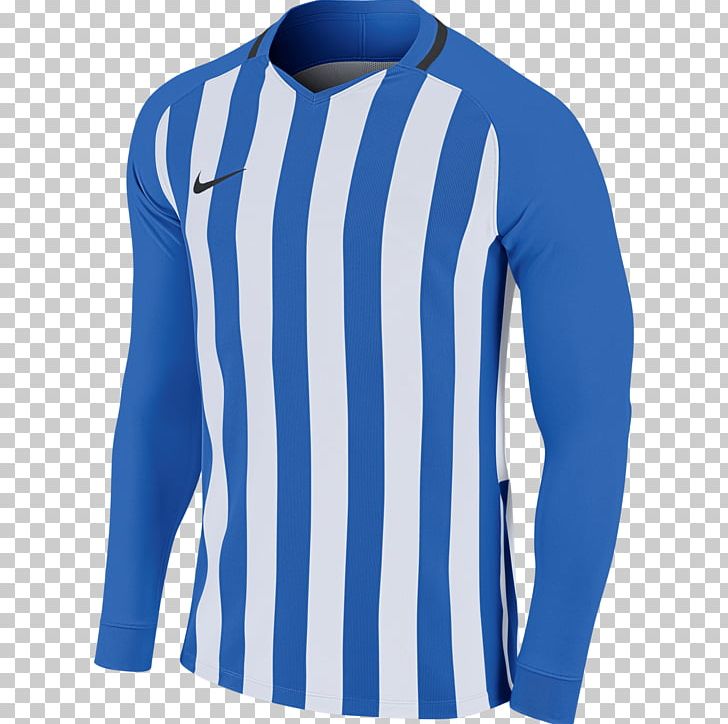 Jersey Nike Sleeve Kit Dry Fit PNG, Clipart, Active Shirt, Blue, Cobalt Blue, Collar, Dry Fit Free PNG Download