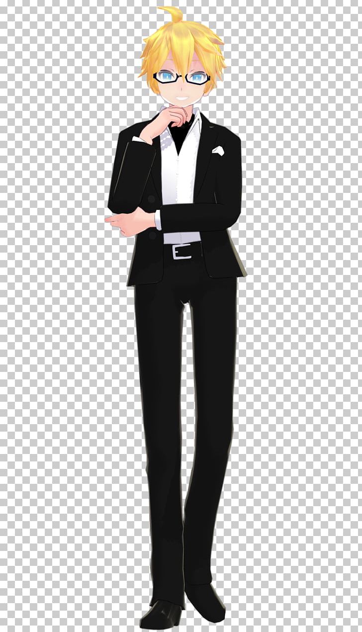 Kagamine Rin/Len Hatsune Miku Vocaloid MikuMikuDance Tuxedo PNG, Clipart, Anime, Blazer, Button, Celebrities, Clothing Free PNG Download