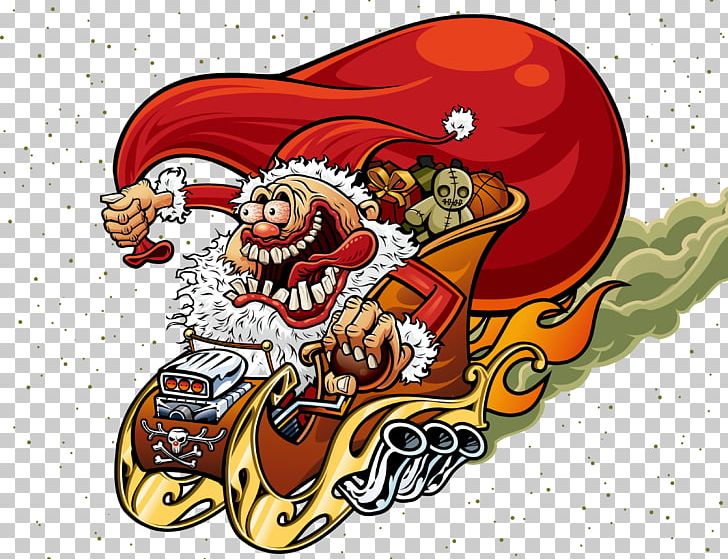 Santa Claus Christmas Card PNG, Clipart, Art, Cartoon, Clau, Fictional Character, Greeting Card Free PNG Download
