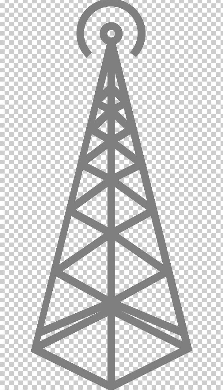 Telecommunications Tower Aerials Radio Transmitter Wireless PNG, Clipart, Aerials, Angle, Antenna, Black And White, Cell Site Free PNG Download