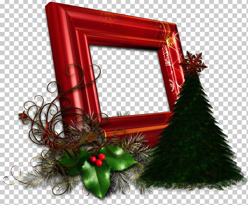 Picture Frame PNG, Clipart, Christmas, Christmas Decoration, Christmas Eve, Fir, Holly Free PNG Download