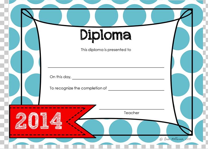 Diploma Pre-school Academic Certificate Graduation Ceremony PNG, Clipart, Academic Certificate, Area, Award, Blue, Bluegreen Free PNG Download