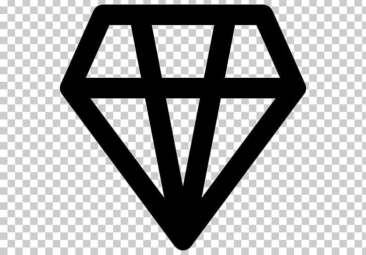 Gemstone Diamond Jewellery Computer Icons PNG, Clipart, Angle, Area, Black, Black And White, Brand Free PNG Download