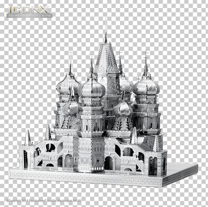 Saint Basil's Cathedral Himeji Castle Sheet Metal Plastic Model PNG, Clipart, Black And White, Building, Castle, Diecast Toy, Facade Free PNG Download
