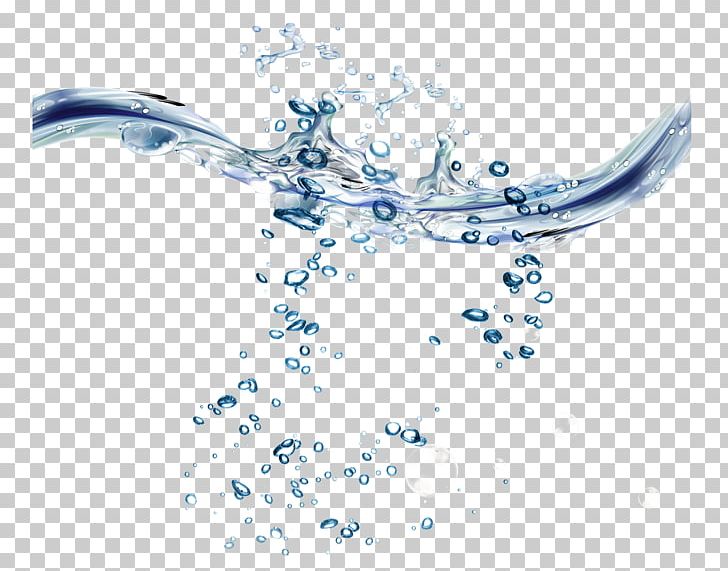Water Euclidean Drop PNG Clipart Beautiful Blue Body Jewelry Bubble Decoration Free PNG