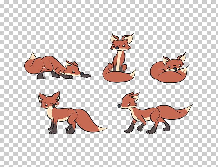 Cat Red Fox Illustration Cartoon Drawing PNG, Clipart, Animal Figure, Animals, Behance, Carnivoran, Cartoon Free PNG Download